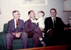 Four generations: Allen, Stan, Rama, Bruce c. 1964