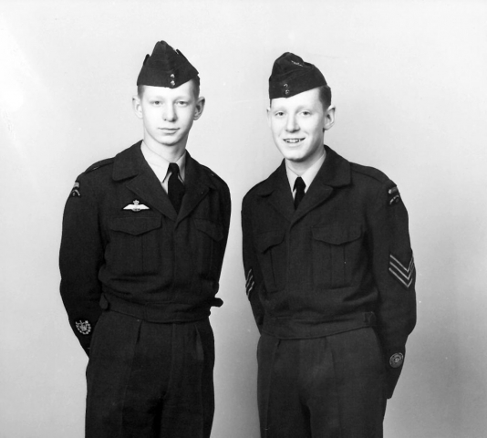 Air Cadets Peter and Brian